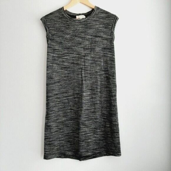 CLOTH & STONE | Anthropologie Melange T-Shirt Dress Gray Space Dye Sz XS - Picture 3 of 11